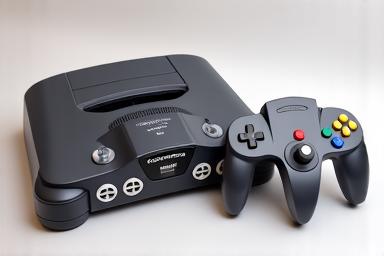 ニンテンドー64本体とコントローラー