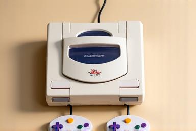 スーパーファミコン本体とコントローラー